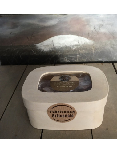 SPÉCIAL FÊTES : Sacs Kraft Petit Modèle Rectangulaire à fenêtre, garni de nougats, fleur de sel et caramels